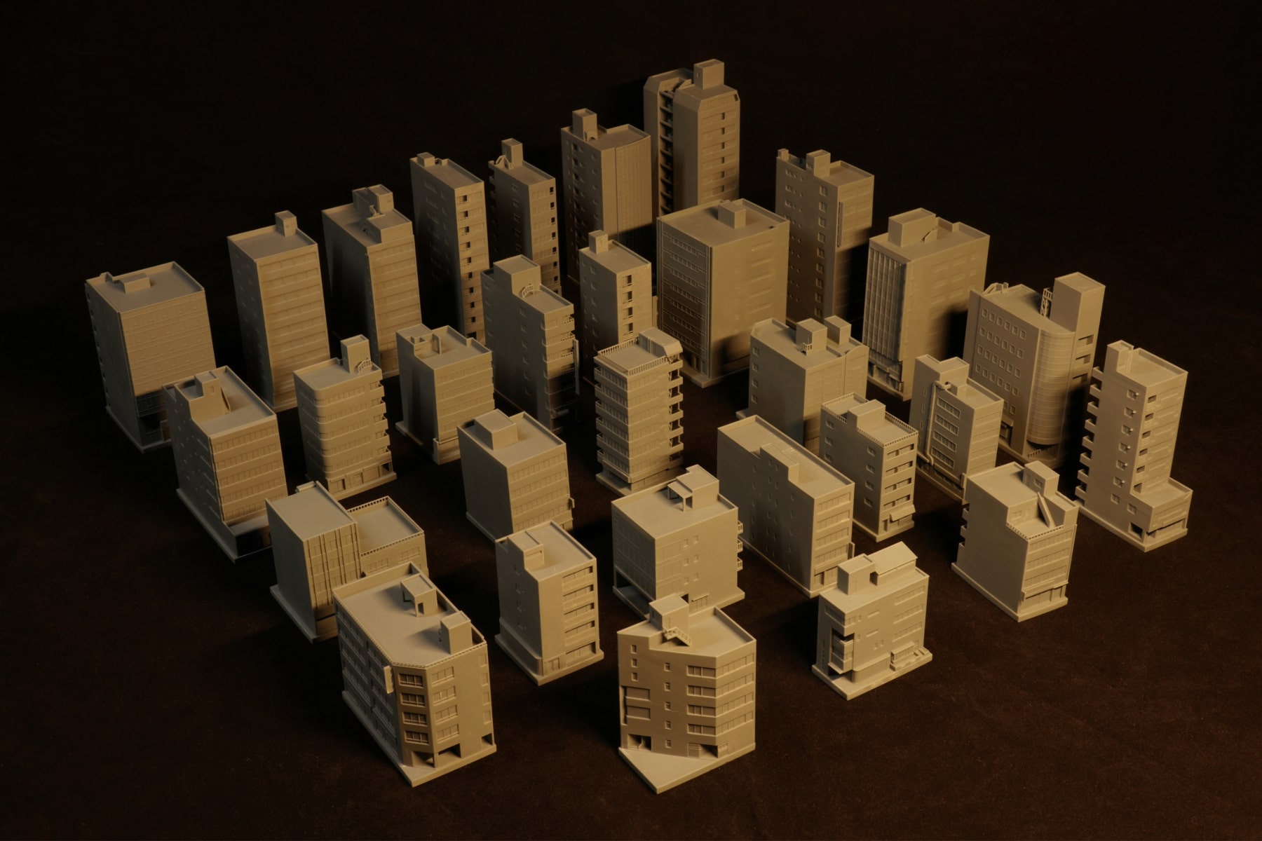 "Mini Table City - Japan" Office Building Model Set